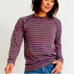 Marine Layer Reversible Striped Nautical Shirt sz M. NWOT